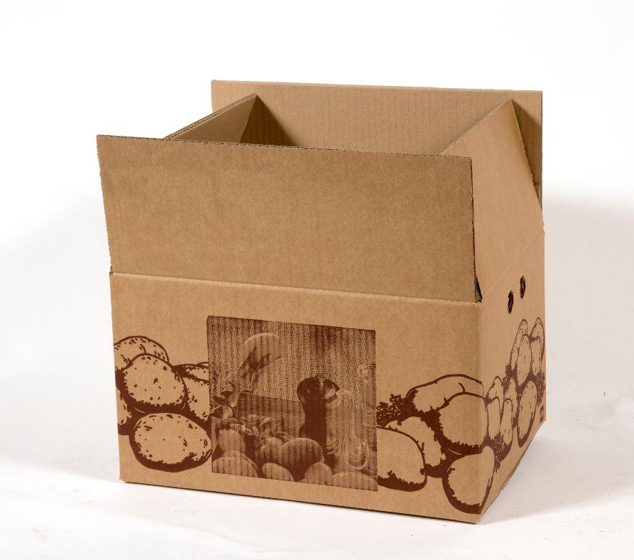 Sur-emballage pommes de terre cartons