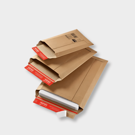 Pochettes d’expédition variées : carton, bulles, mousse et plastique