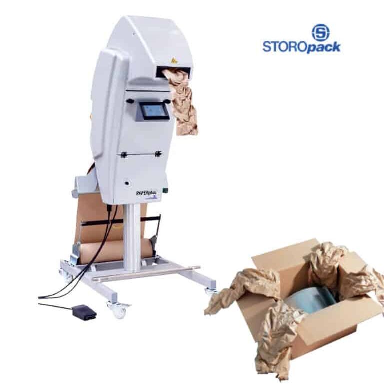 Machine papier froissé kraft calage colis et carton d'expédition