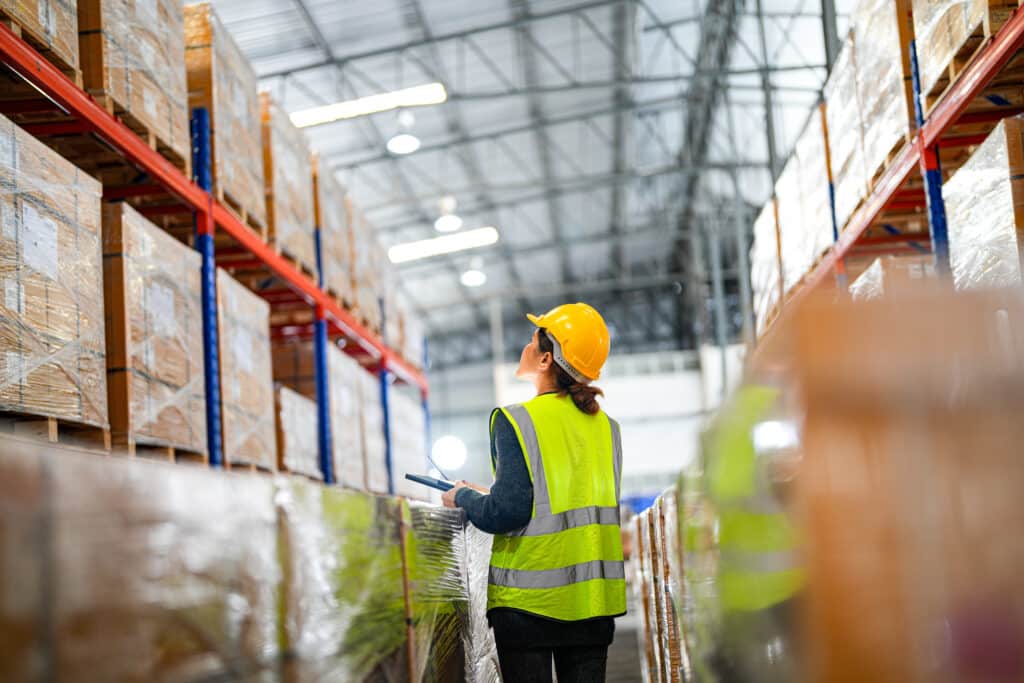 Audit logistique dans entrepôt