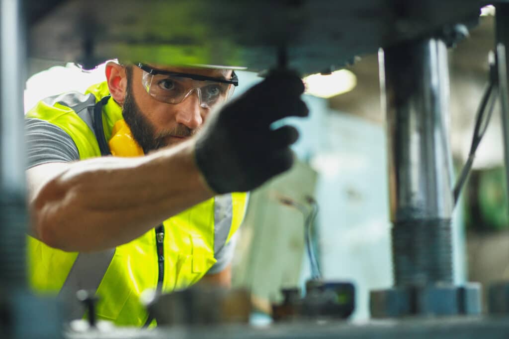 Installation machine industrielle 