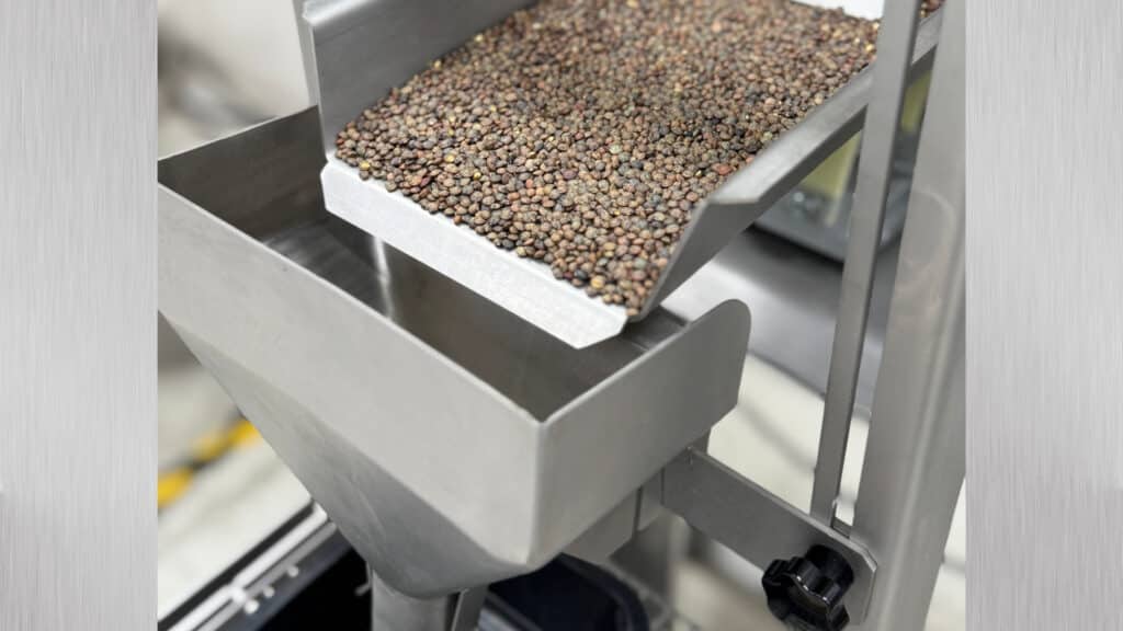 Machine industrielle pour la pesée de denrée agroalimentaire