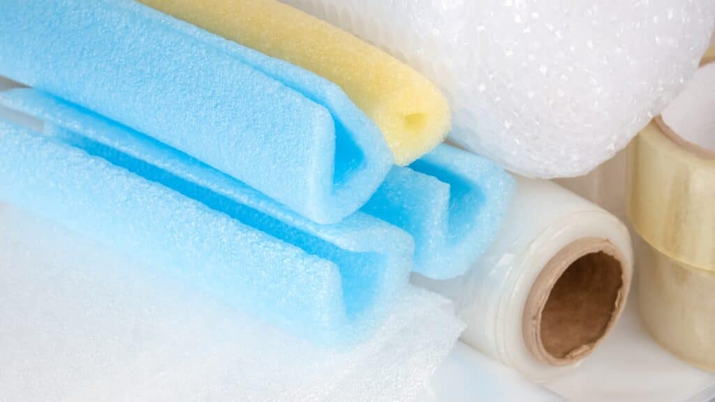 Protections en mousse pour le stockage et l'expédition des produits longs