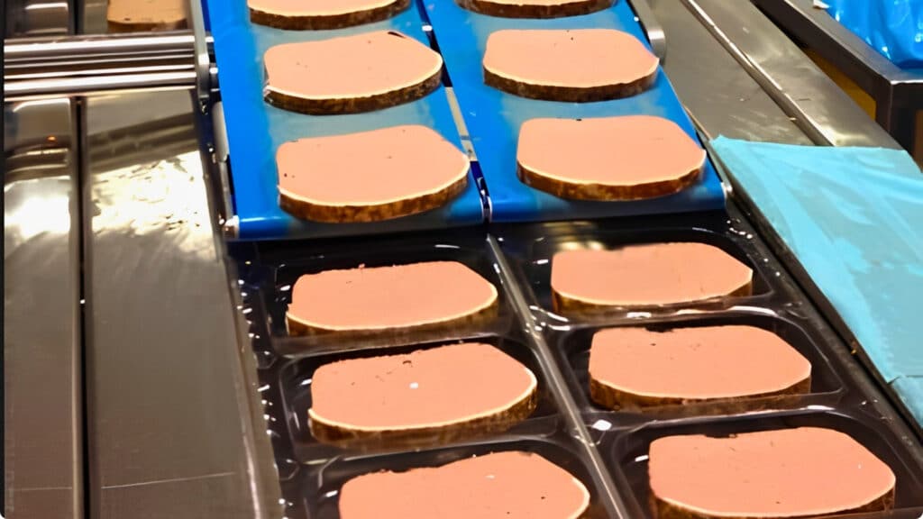 Mise sous vide charcuterie remplissage matériels