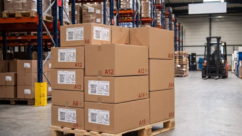 Cartons GALIA facilité le stockage et la palettisation