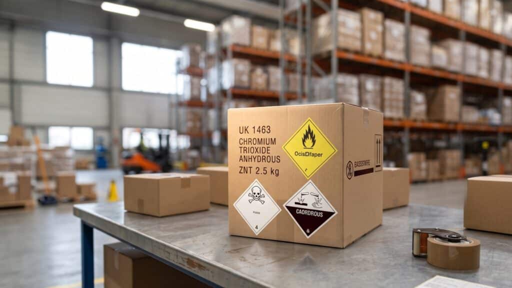 Cartons pour transport de matières dangereuses